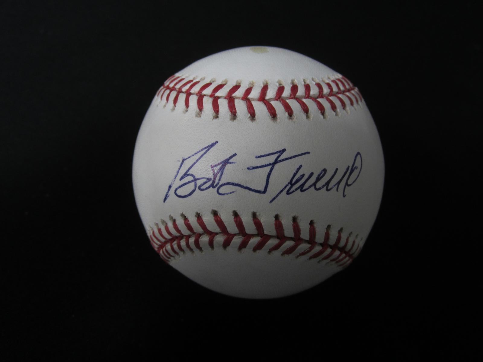 Bob Friend Signed Baseball FSG COA