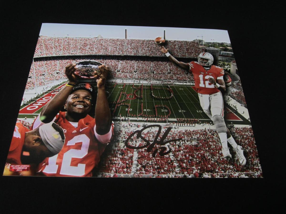 Cardale Jones Signed 8x10 Photo RCA COA