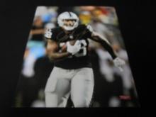 JOSH JACOBS SIGNED 8X10 PHOTO RAIDERS COA