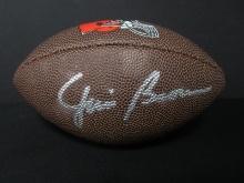 Jim Brown Signed Mini Football Heritage COA
