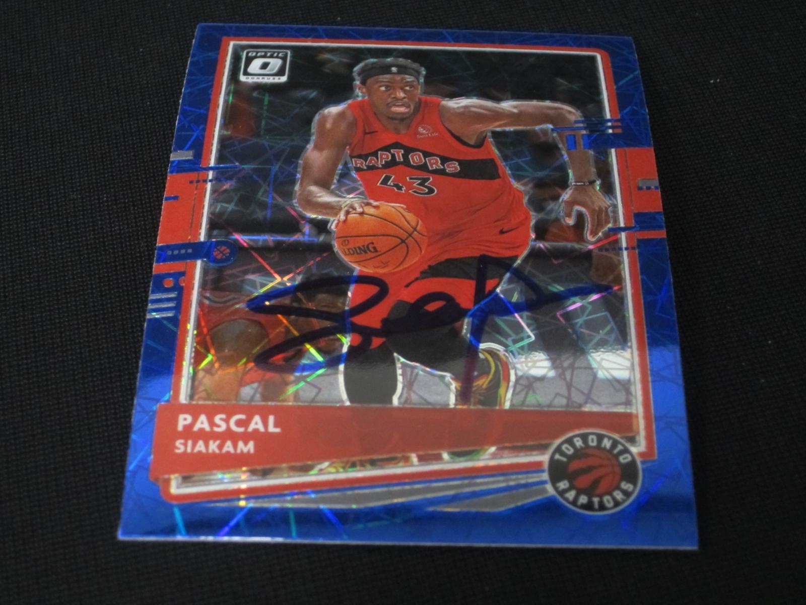 2020-21 OPTIC PASCAL SIAKAM AUTOGRAPH COA