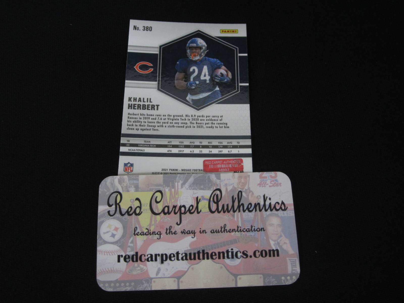 2021 MOSAIC KHALIL HERBERT AUTOGRAPH RC