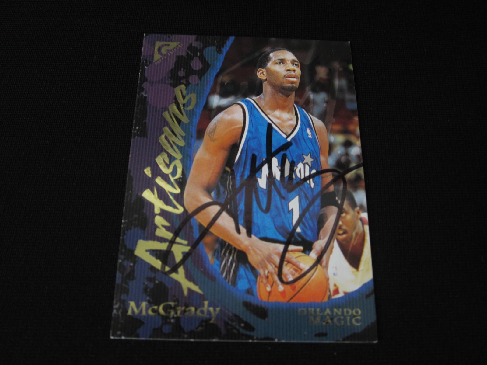 00-01 TOPPS GALLERY TRACY MCGRADY AUTOGRAPH