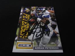 2013 PANINI RS ADRIAN PETERSON AUTOGRAPH COA