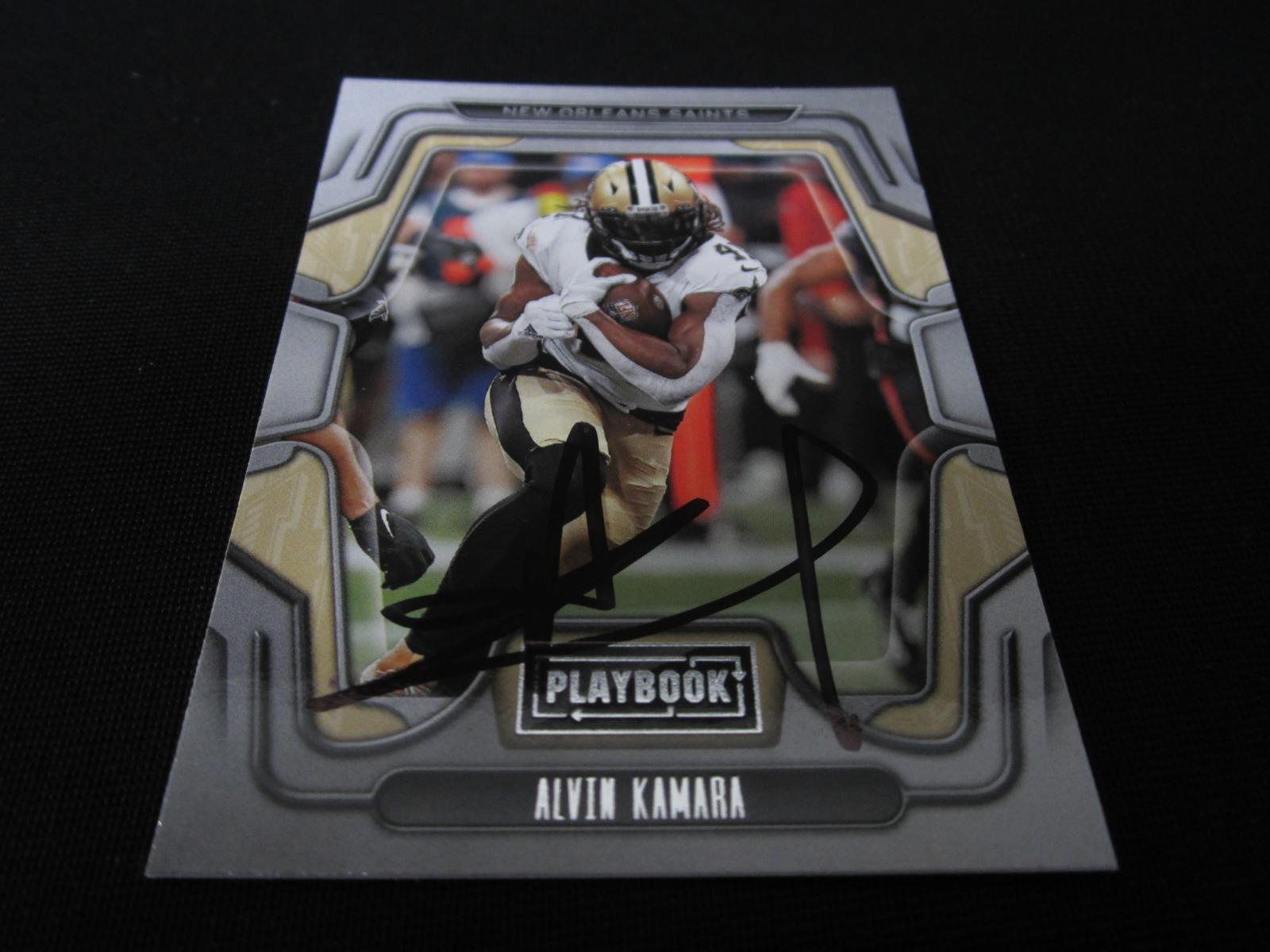 2022 PLAYBOOK ALVIN KAMARA AUTOGRAPH COA