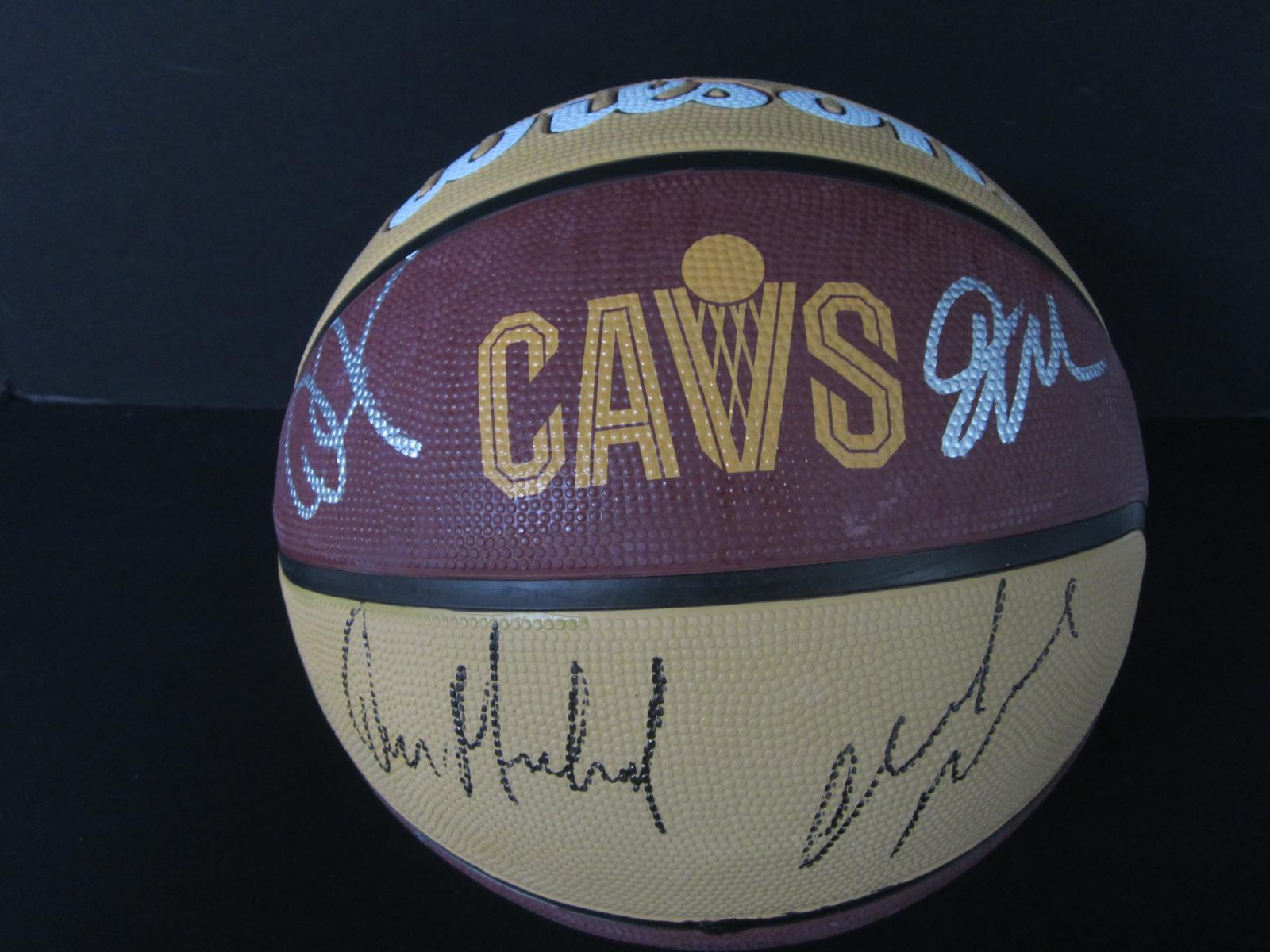 Cavaliers Team Signed Basketball Direct COA