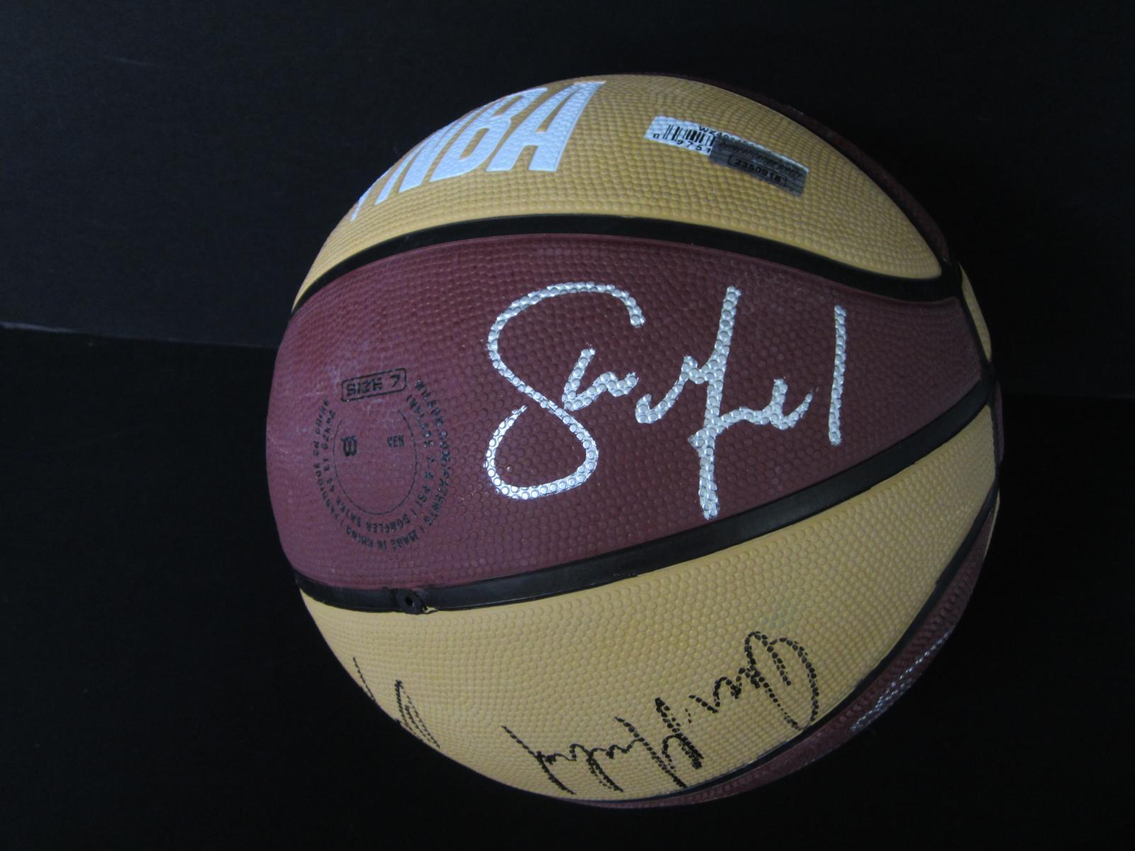 Cavaliers Team Signed Basketball Direct COA