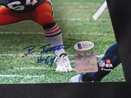 JC TRETTER SIGNED 8X10 PHOTO BROWNS BAS