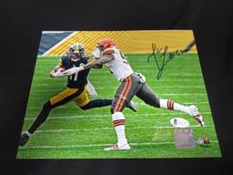 MACK WILSON SIGNED 8X10 PHOTO BROWNS COA