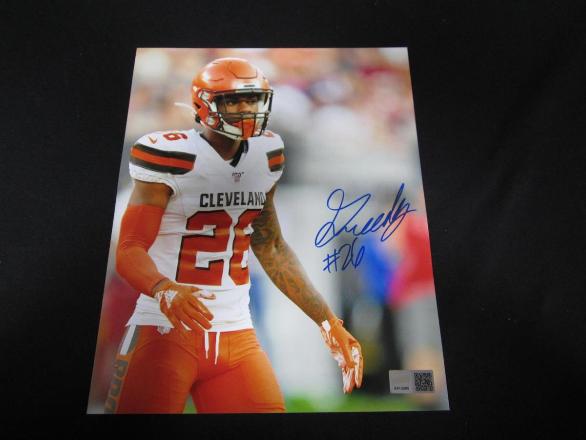 GREEDY WILLIAMS SIGNED 8X10 PHOTO BAS COA