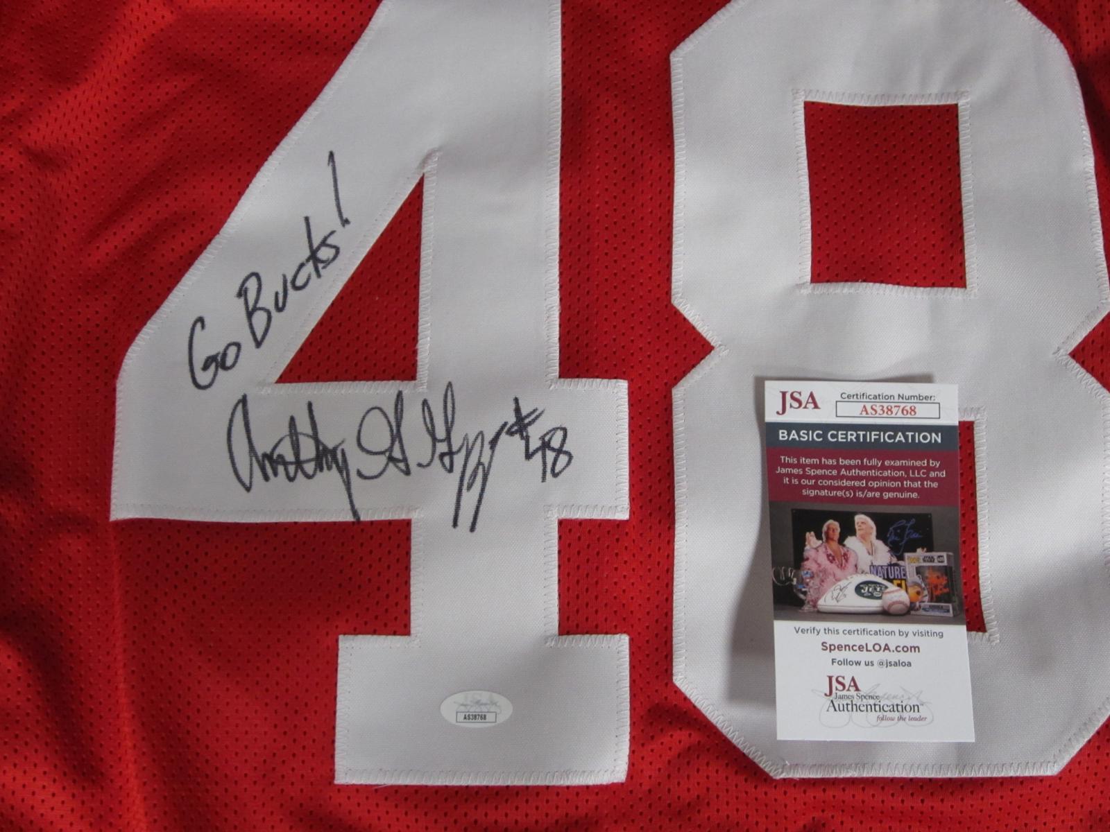 OHIO STATE ANTHONY GRIGGS SIGNED JERSEY JSA