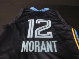 GRIZZLIES JA MORANT SIGNED JERSEY FSG COA