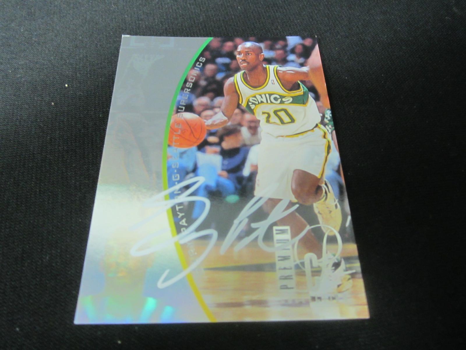 1995-96 UD SP GARY PAYTON AUTOGRAPH COA