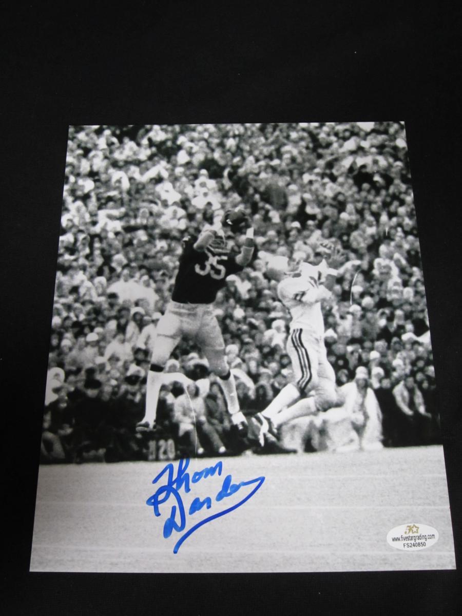 THOM DARDEN SIGNED 8X10 PHOTO MICHIGAN COA