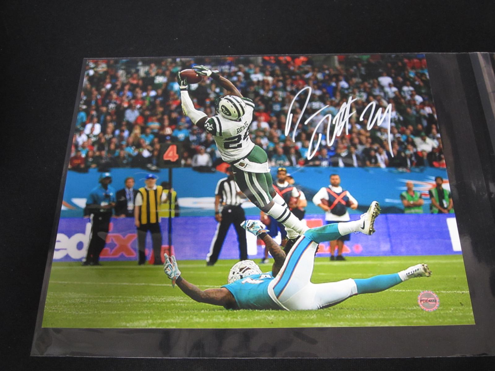 DARRELLE REVIS SIGNED 8X10 PHOTO JETS COA