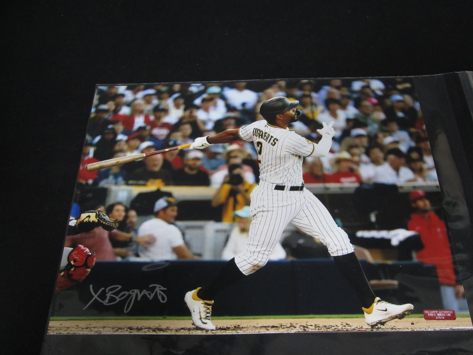 XANDER BOGAERTS SIGNED 8X10 PHOTO COA