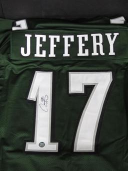 EAGLES ALSHON JEFFERY SIGNED JERSEY COA