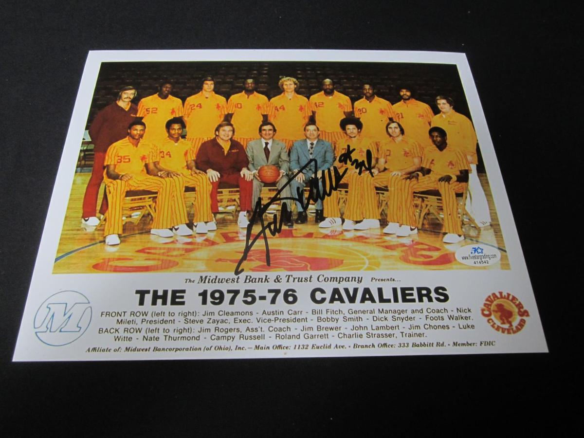 Austin Carr Signed Cavaliers 8x10 Photo W/Coa