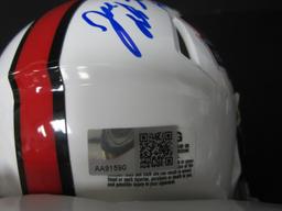 Joe Delamielleure Signed Mini H.O.F. Helmet W/Coa