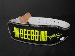 James Harrison Signed DEEBO Belt JSA COA