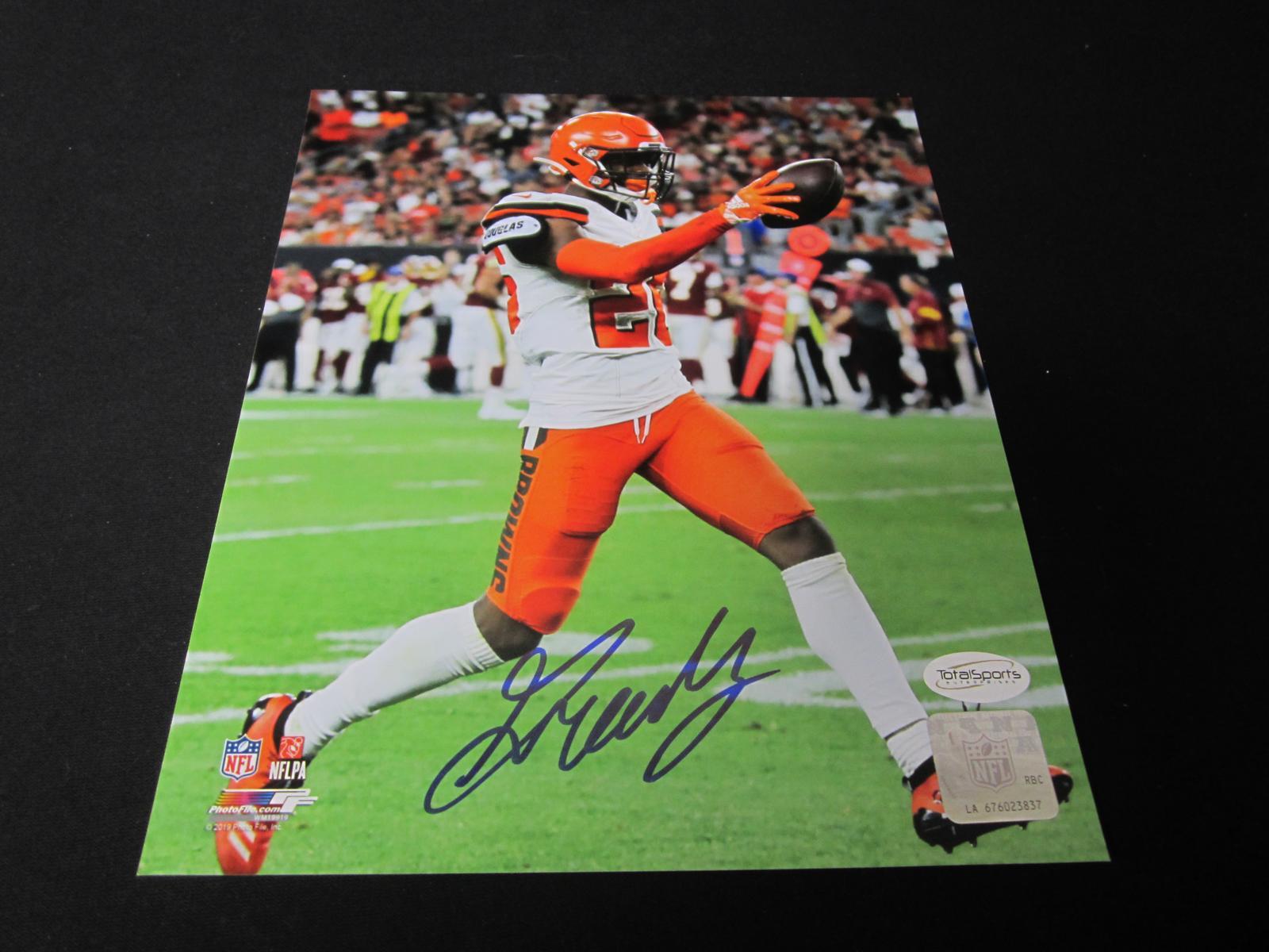 Greedy Williams Signed Browns 8x10 Photo W/Coa