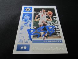 RJ Barrett Signed Knicks Sports Card W/Coa