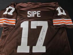 Brian Sipe Browns signed Jersey JSA coa