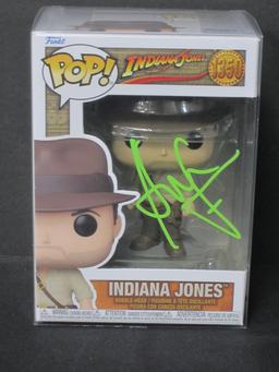 Harrison Ford signed Indiana Jones Funko w/Coa