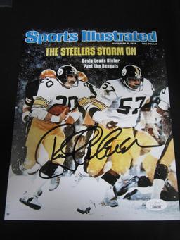 ROCKY BLEIER SIGNED 8X10 PHOTO STEELERS JSA