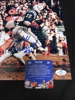 LYDELL MITCHELL SIGNED 8X10 PHOTO COLTS FSG