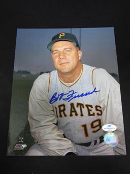 BOB FRIEND SIGNED 8X10 PHOTO PIRATES COA