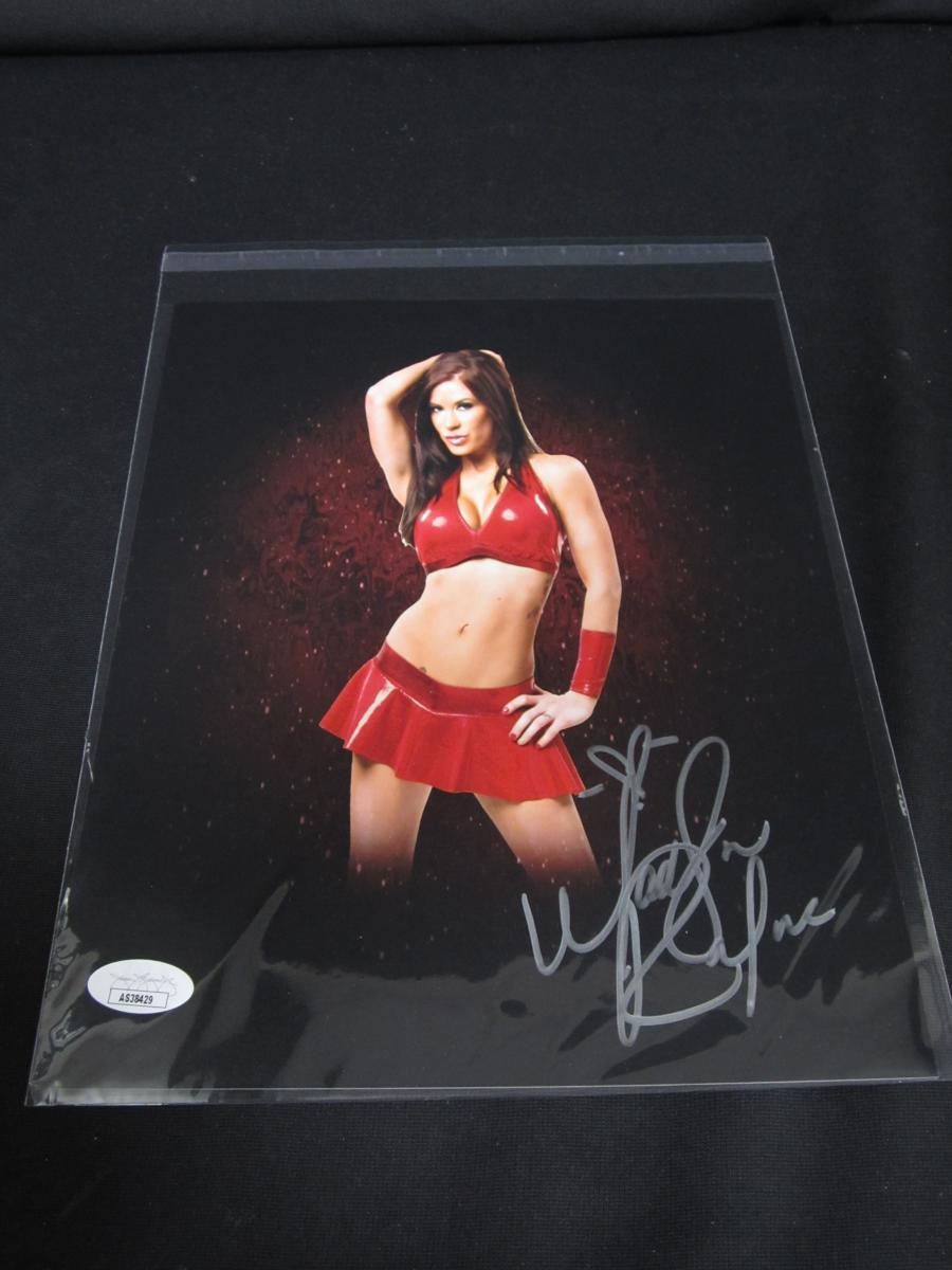 MADISON RAYNE SIGNED 8X10 PHOTO JSA COA