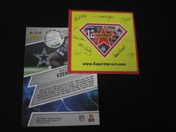 Ezekiel Elliott Signed Trading Card SSC COA