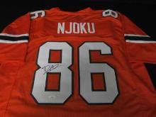 DAVID NJOKU SIGNED JERSEY MIAMI JSA COA