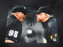 CLINT HURDLE SIGNED 8X10 PHOTO PIRATES COA