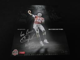 CARDALE JONES SIGNED 8X10 PHOTO OHIO STATE