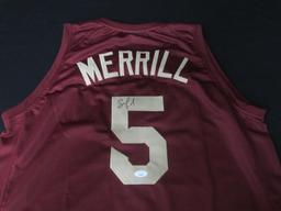 CAVALIERS SAM MERRILL SIGNED JERSEY JSA COA