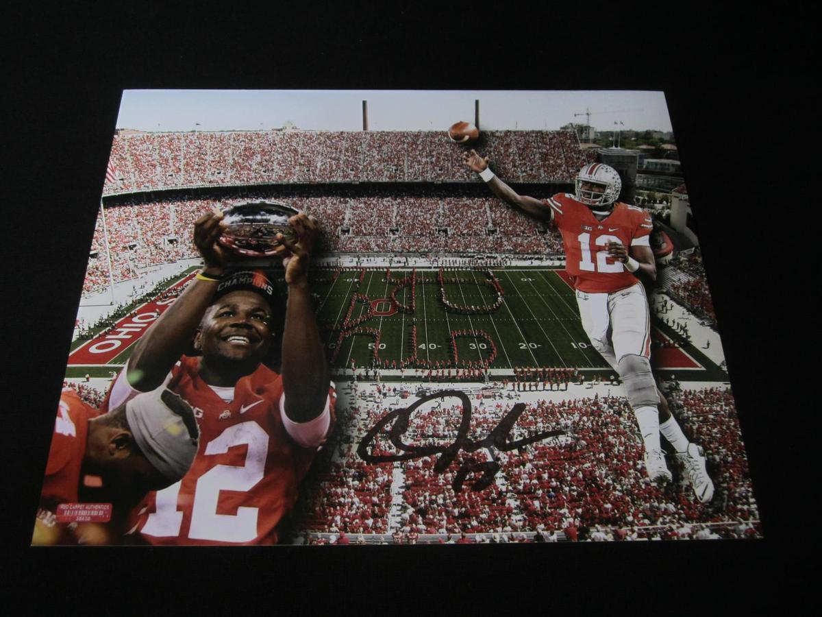 CARDALE JONES SIGNED 8X10 PHOTO OHIO STATE