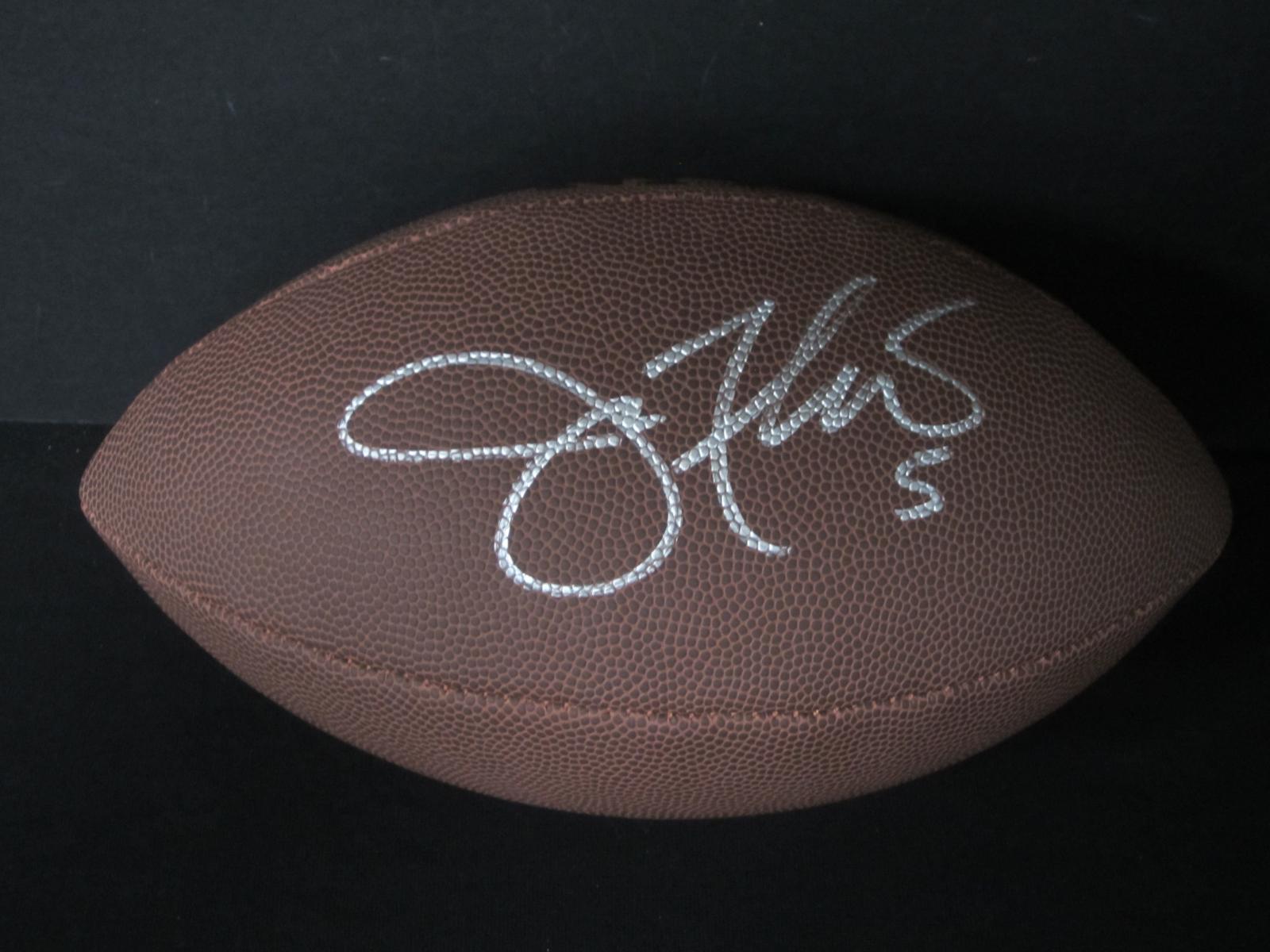 JOE FLACCO SIGNED FOOTBALL JSA COA