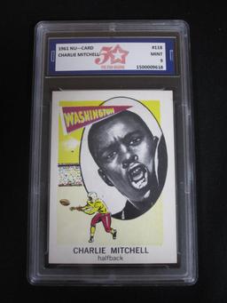 1961 NU-CARD #118 CHARLIE MITCHELL FSG MINT 9