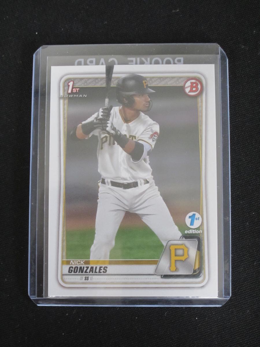 2020 BOWMAN DRAFT NICK GONZALEZ 1ST ED RC