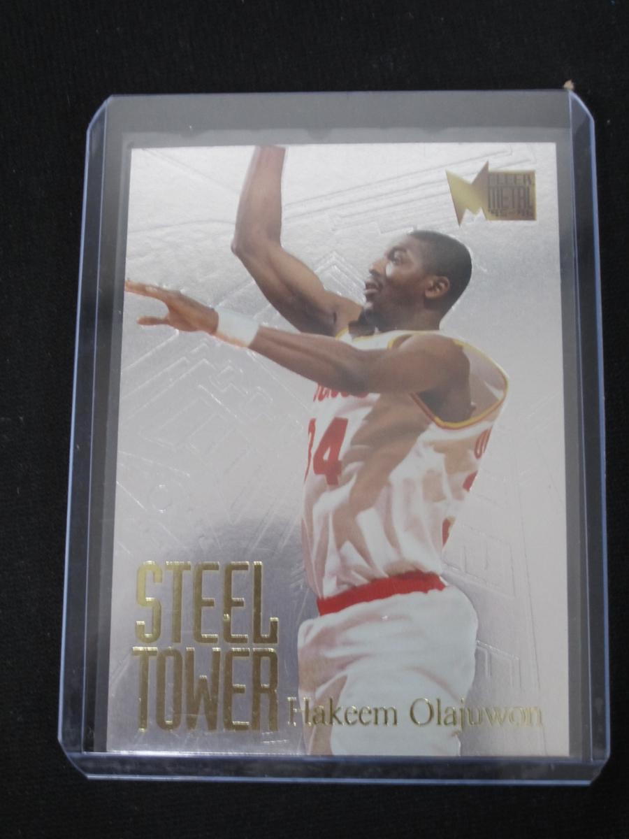 1995-96 FLEER METAL HAKEEM OLAJUWON STEEL