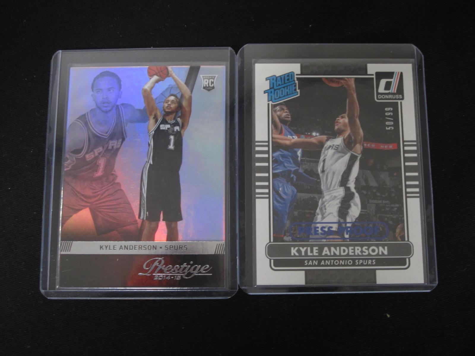 2014-15 PRESTIGE DONRUSS KYLE ANDERSON RC LOT