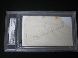 ELSTON HOWARD CUT SIGNATURE PSA DNA CERT