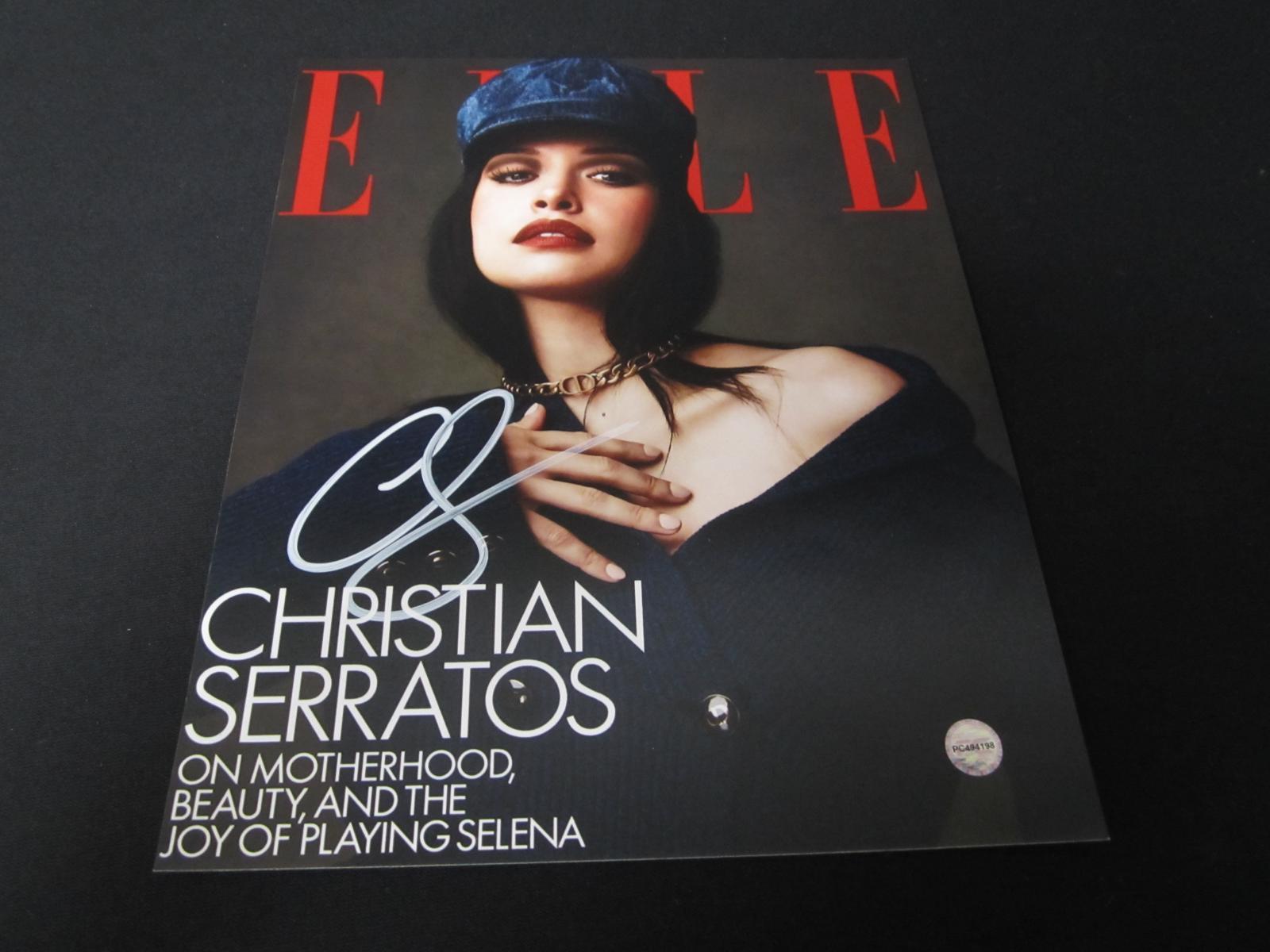 CHRISTIAN SERRATOS SIGNED 8X10 PHOTO COA