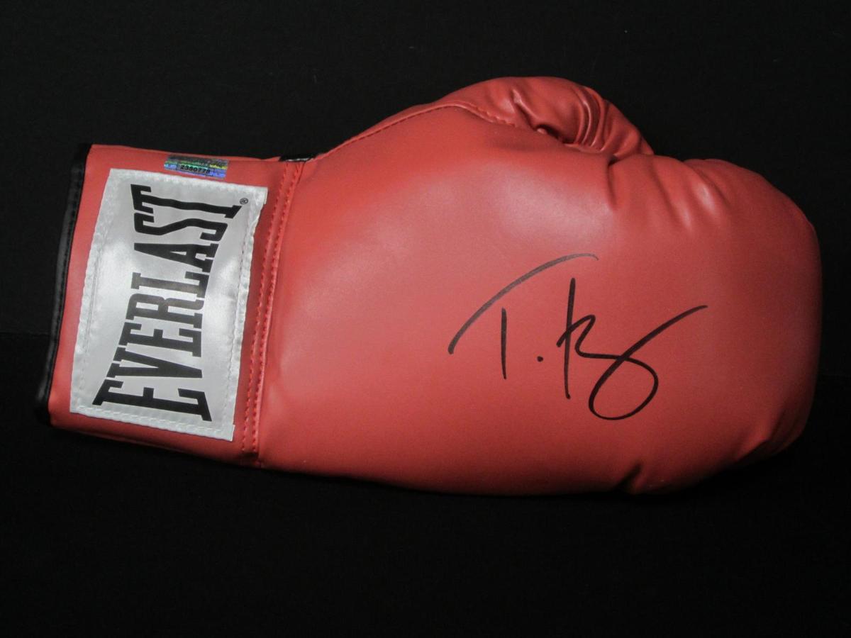 TYSON FURY SIGNED EVERLAST BOXING GLOVE COA