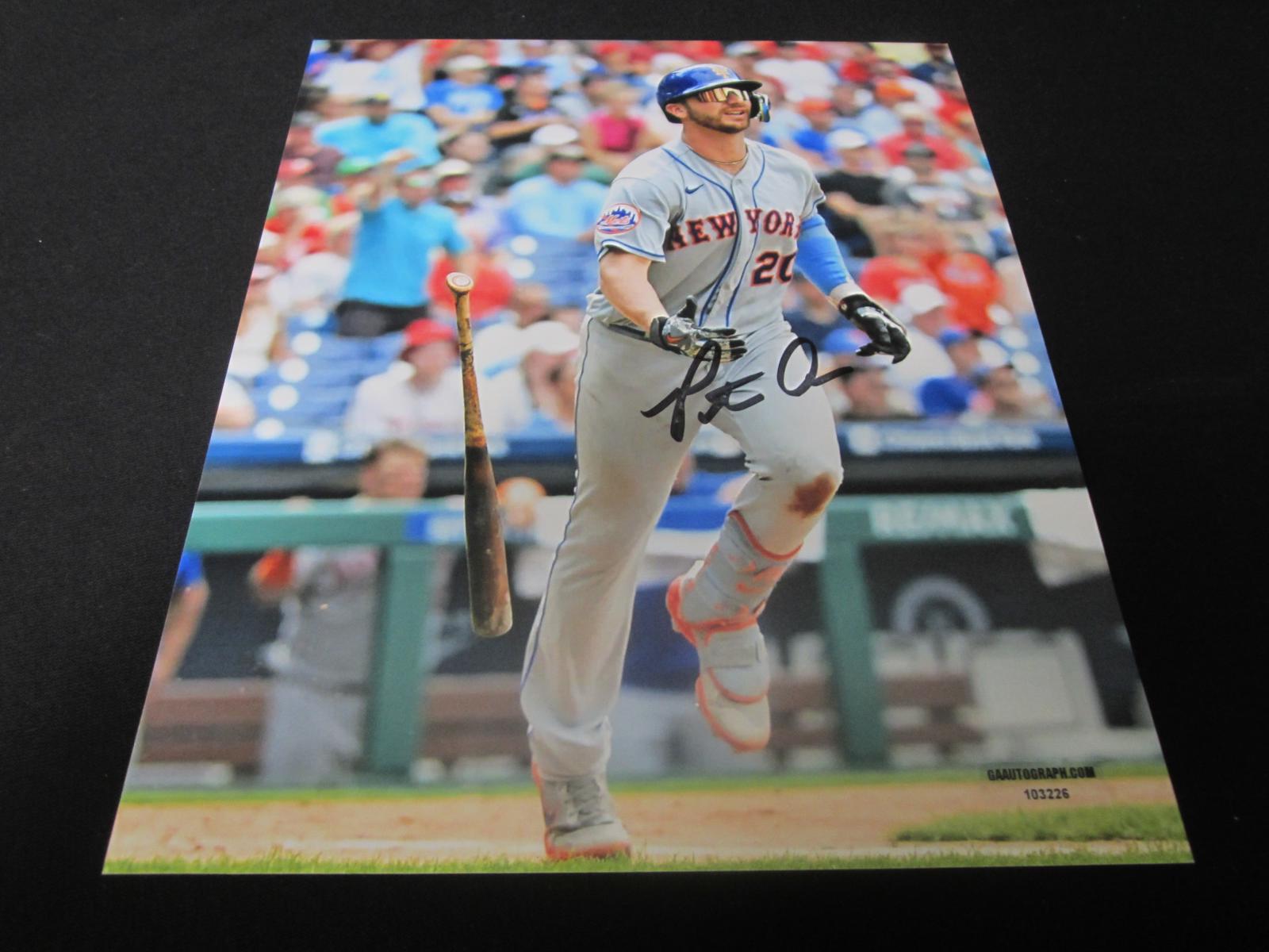 Pete Alonso Signed 8x10 Photo GAA COA