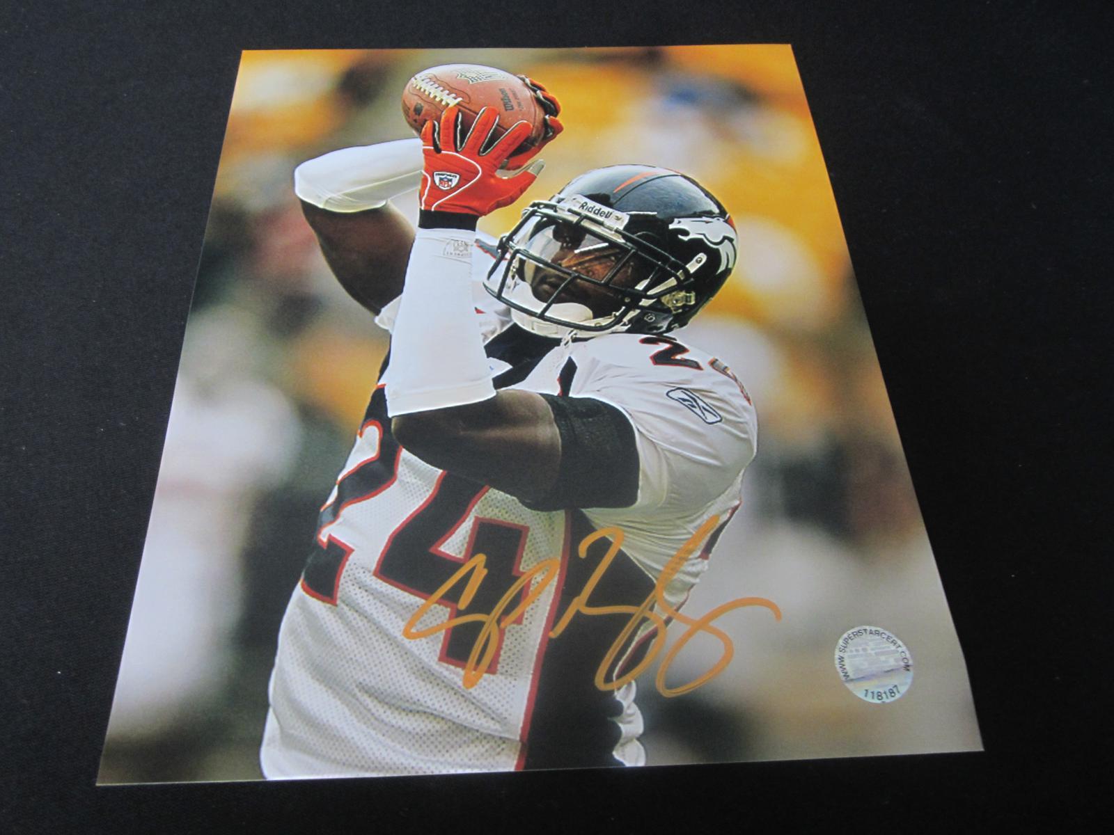 Champ Bailey Signed 8x10 Photo SSC COA