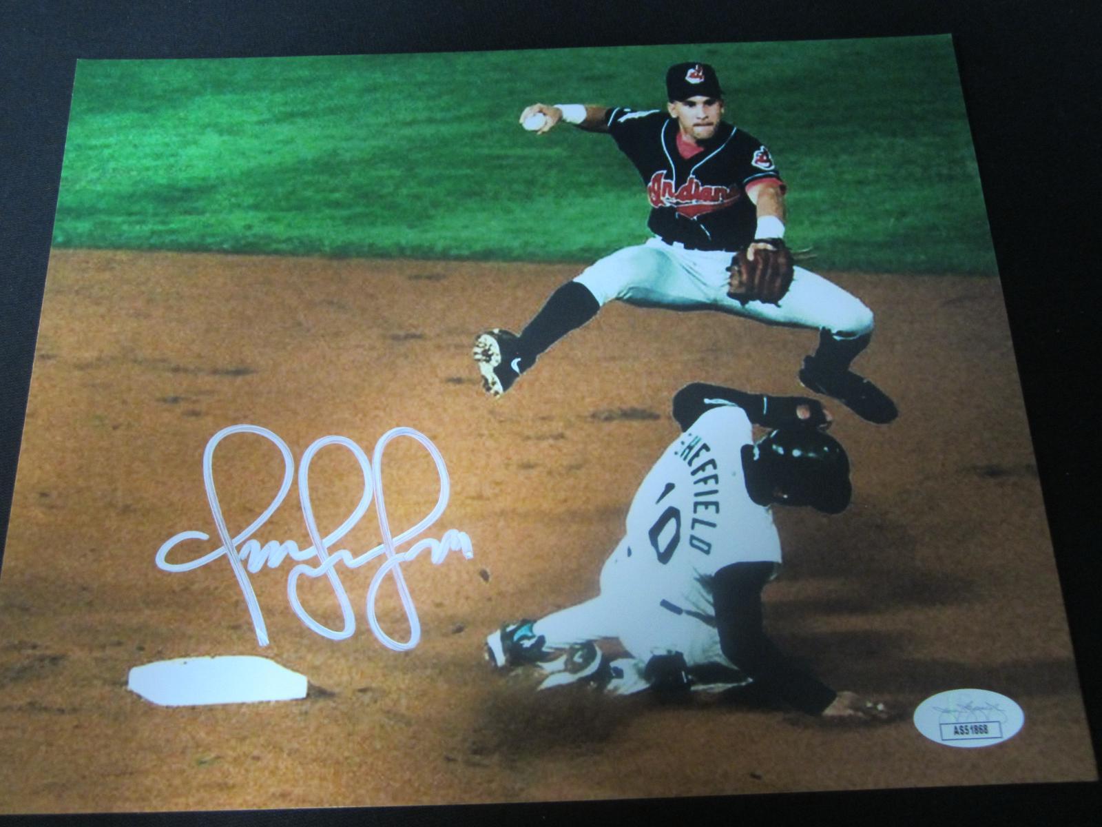 Omar Vizquel Signed 8x10 Photo JSA COA