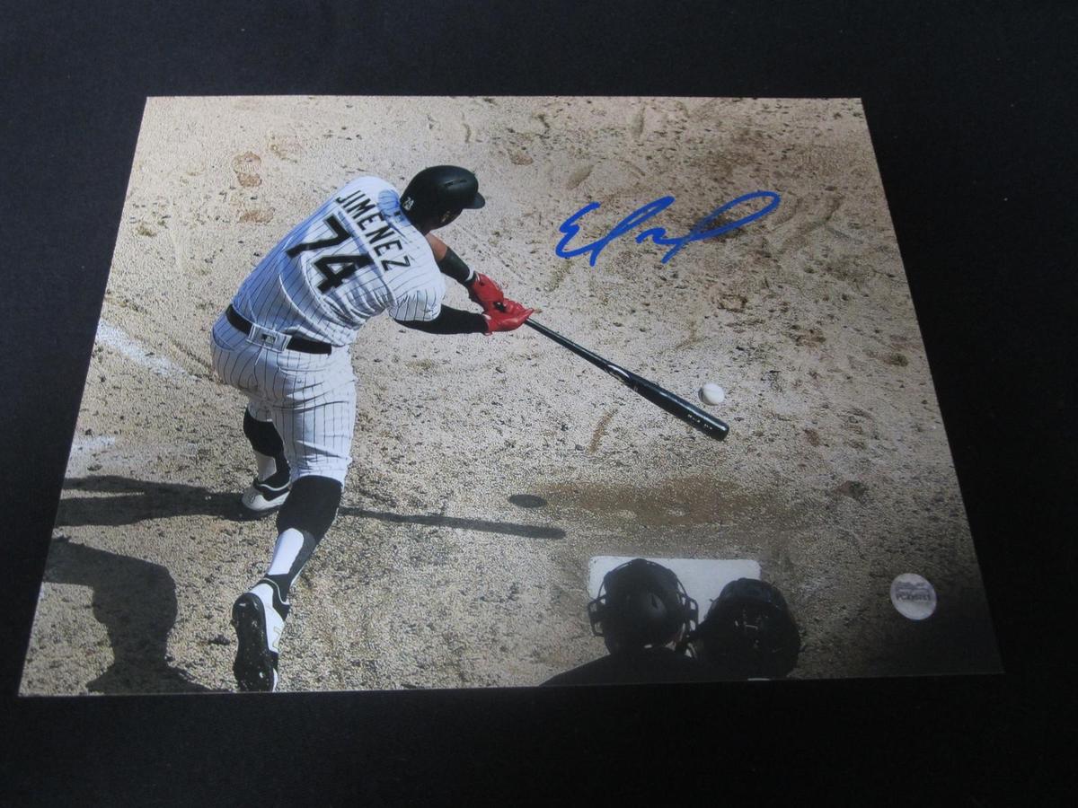 Eloy Jimenez Signed 8x10 Photo COA Pros